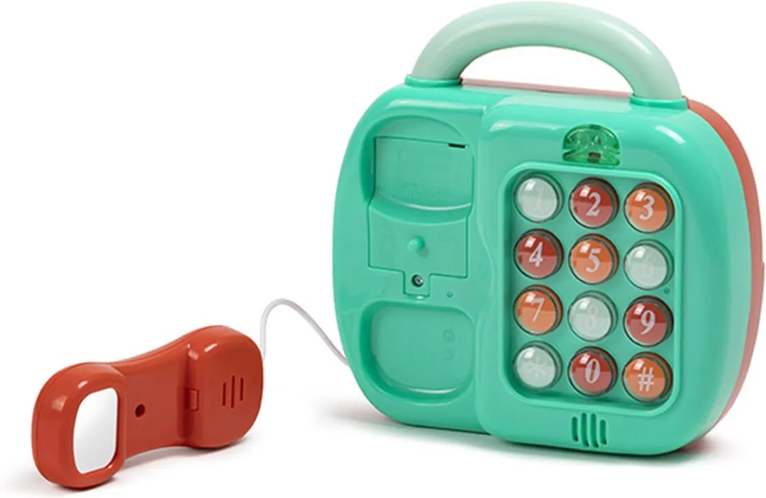 Eurekakids 2-in-1 Speelgoedtelefoon Piano - Multi