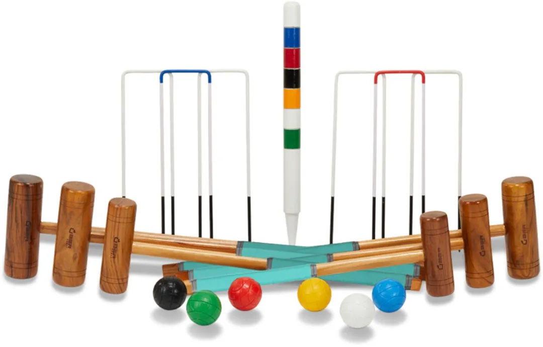 Ubergames Familie Croquet Set 6-Persoons