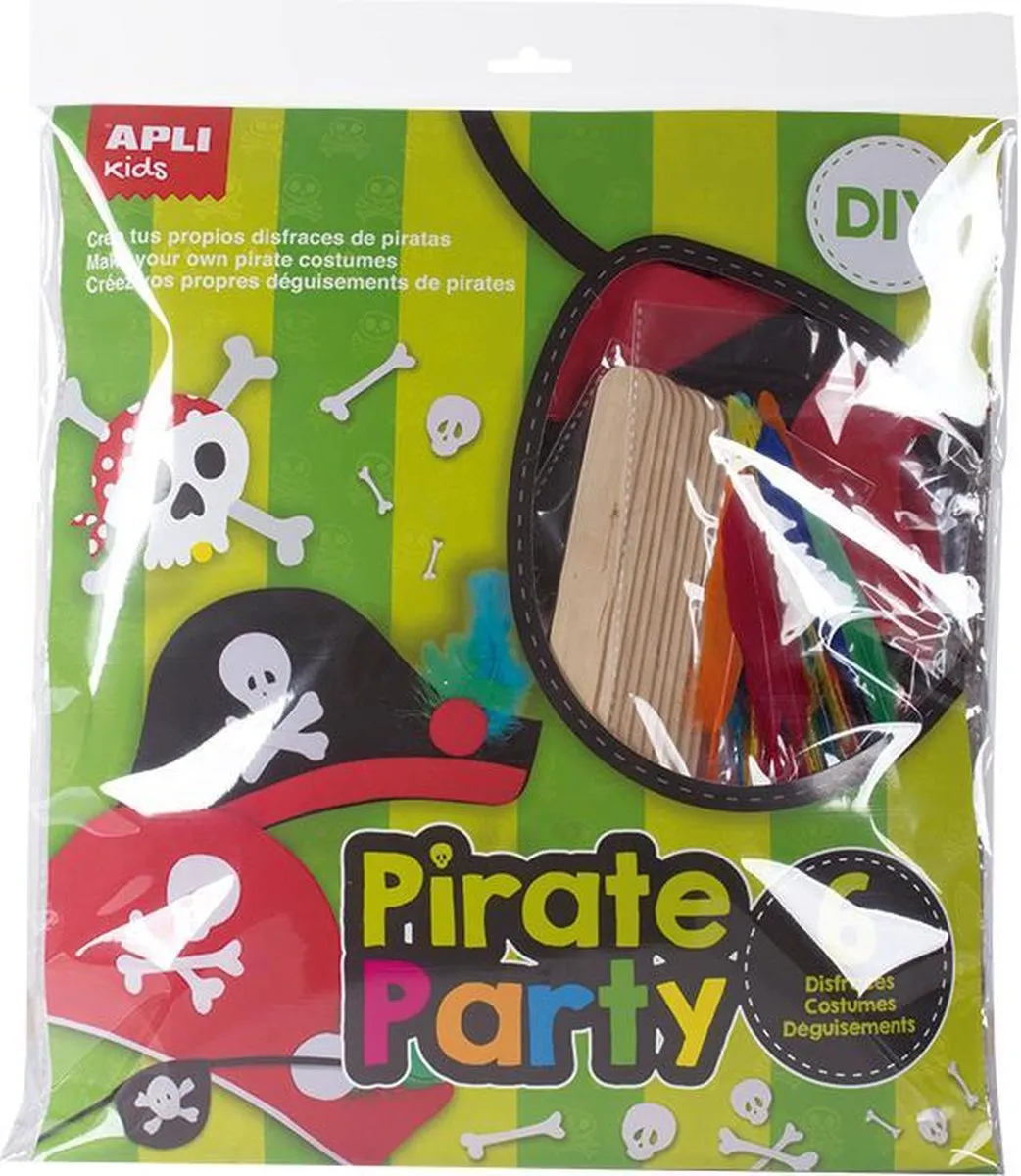 Apli Kids Piratenmaskers