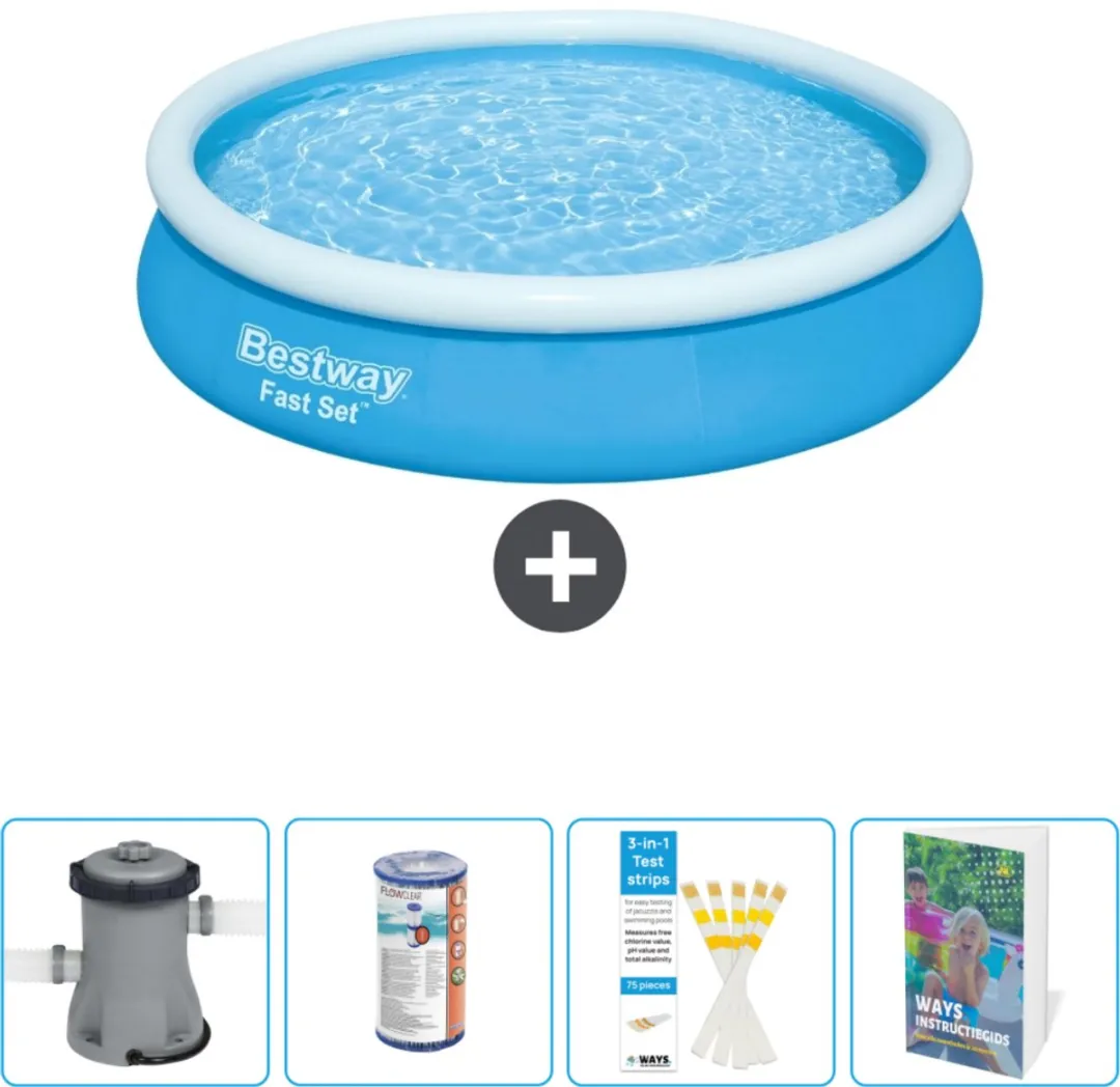 Bestway Fast Set Rond Zwembad 366x76cm