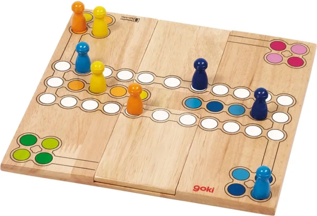 Goki Ludo Bordspel 24x24cm - 4 Spelers
