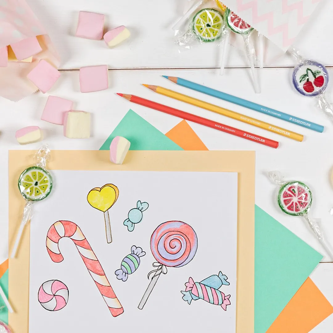 STAEDTLER Pastelkleuren Potloden 12 Stuks - 1,5mm