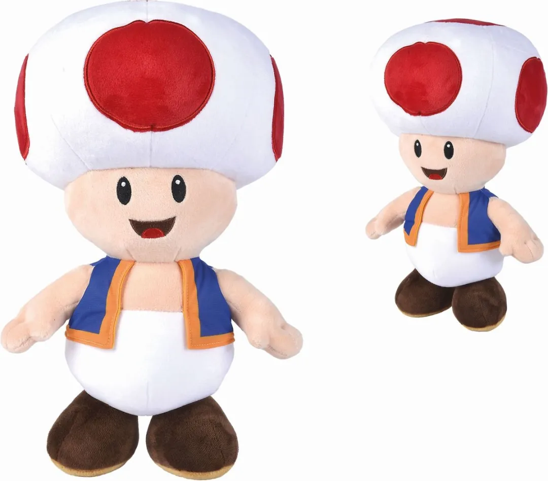 Nicotoy Super Mario Toad Pluche