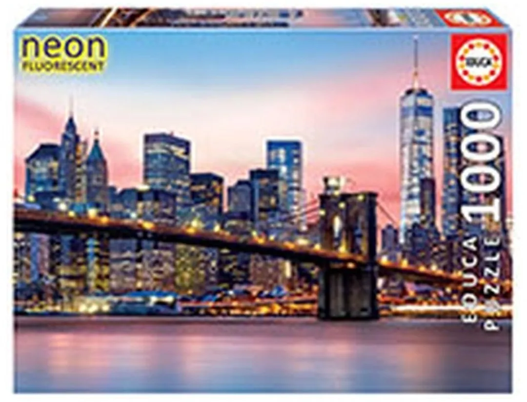 Educa Neon Brooklyn Bridge Legpuzzel 1000 Stuks - ED19269