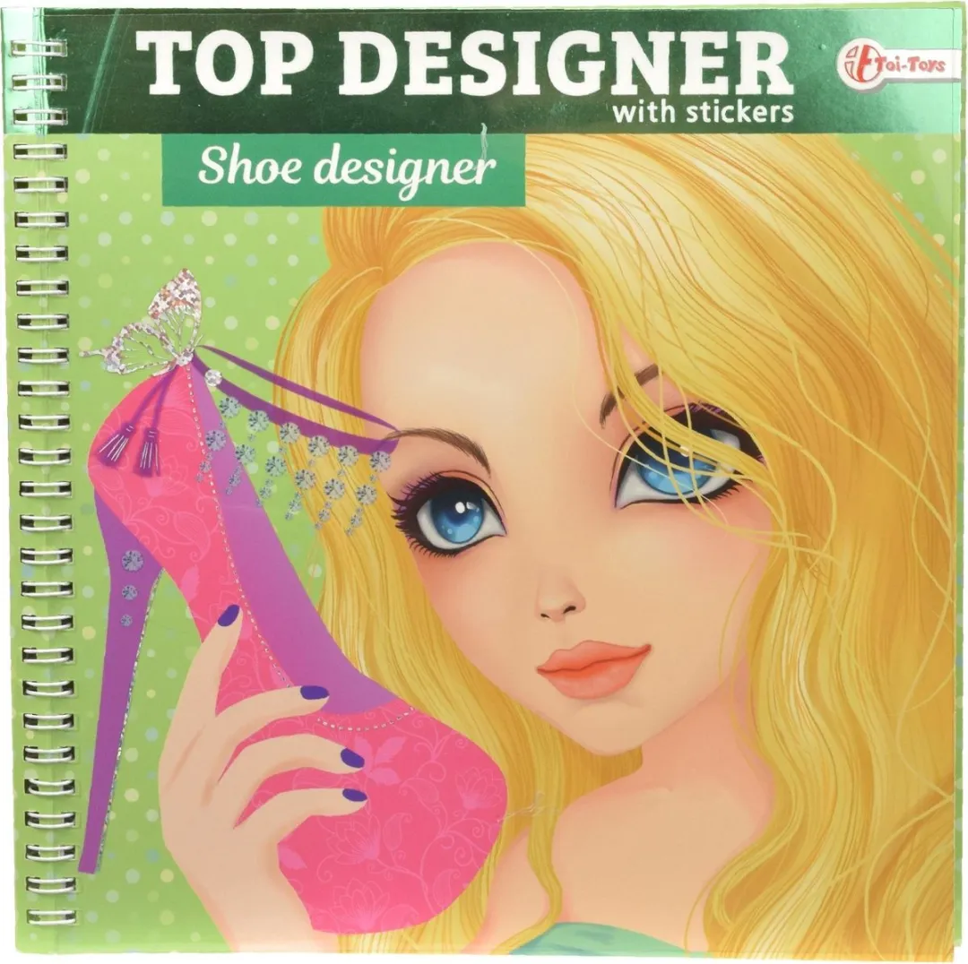 Toi-Toys Tekenboek Schoenen met Stickers