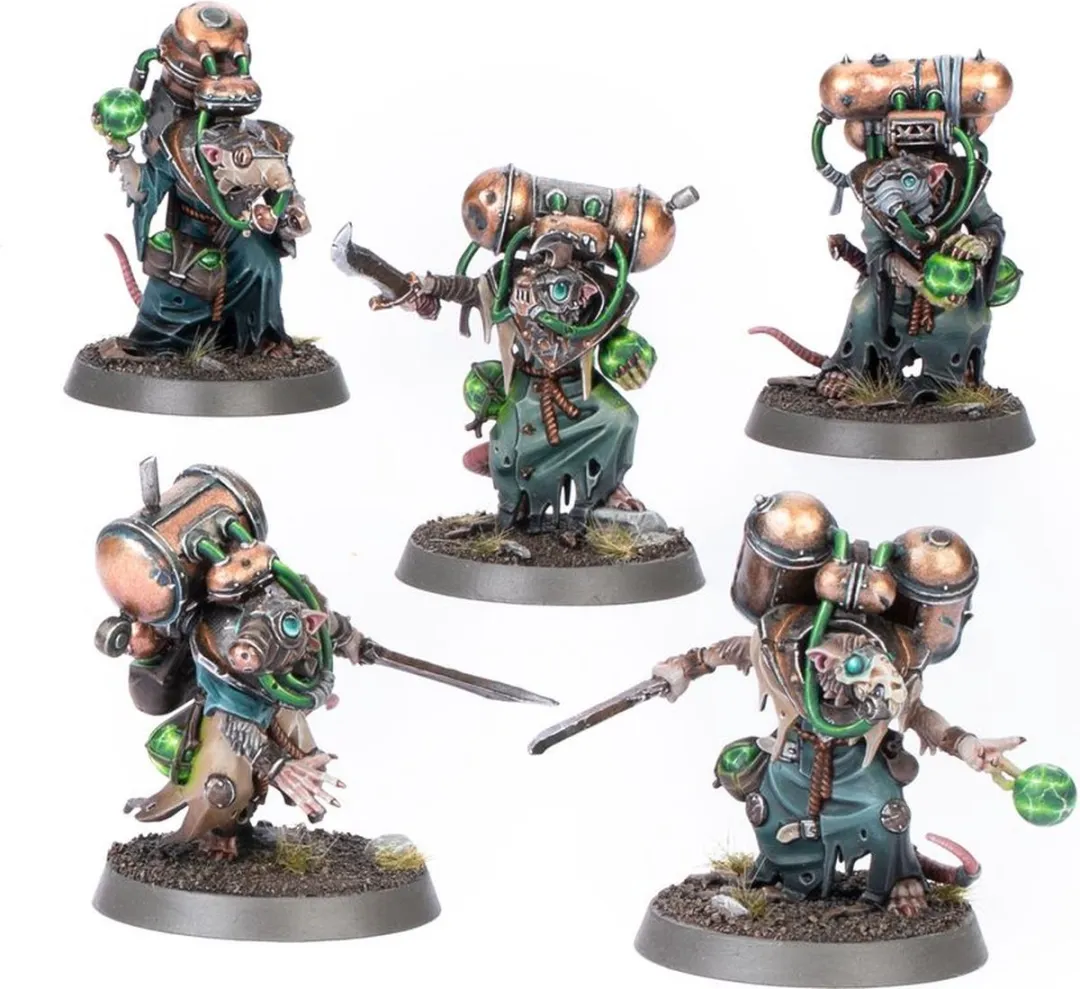Games Workshop Skaven Acolyte Globadiers - 45 Onderdelen