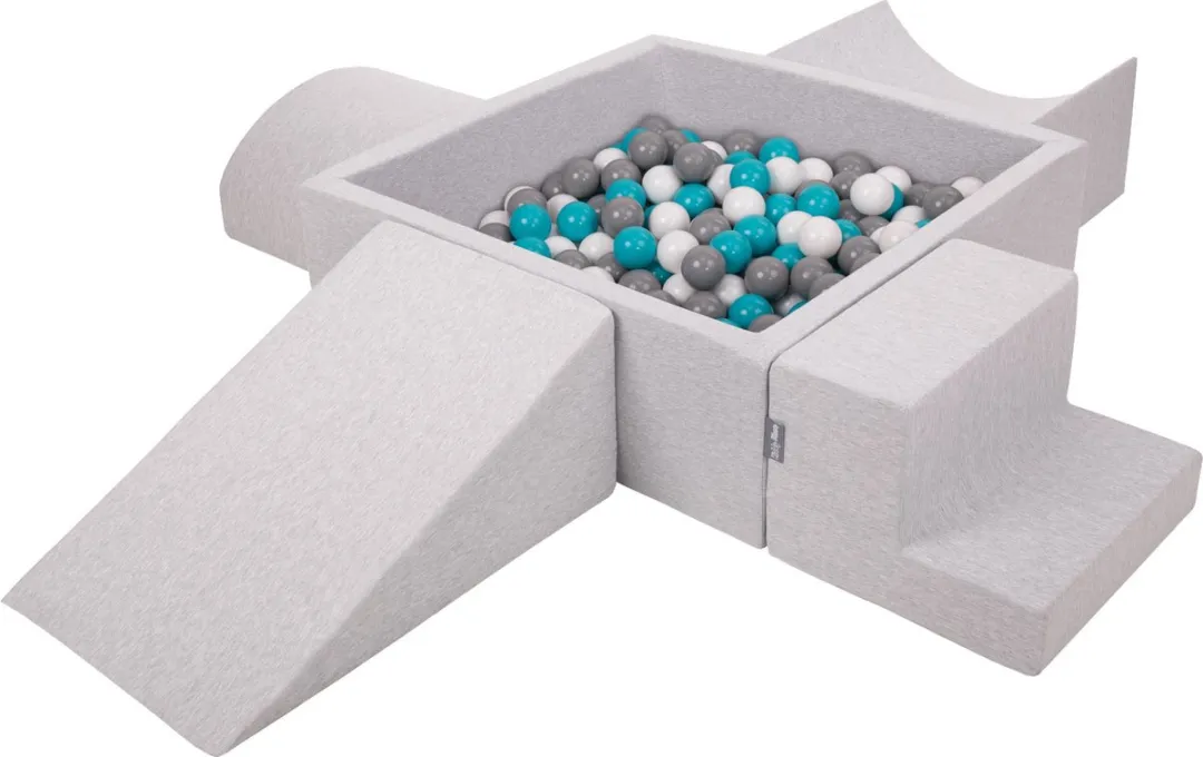 KiddyMoon Schuimspeelplaats Ballenbad 200 Ballen ∅7cm