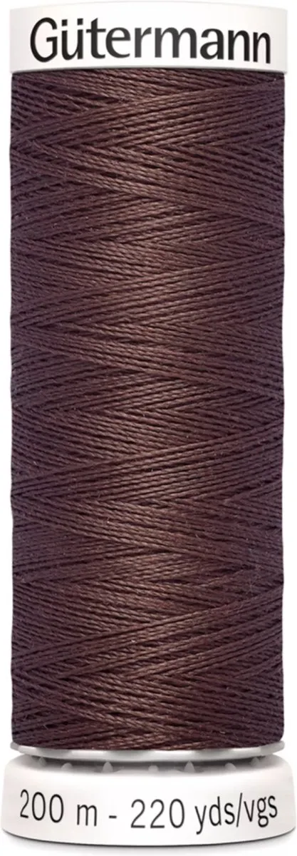 Gutermann Polyester Naaigaren 446 - Bruin - 200m - afbeelding 6 van 6