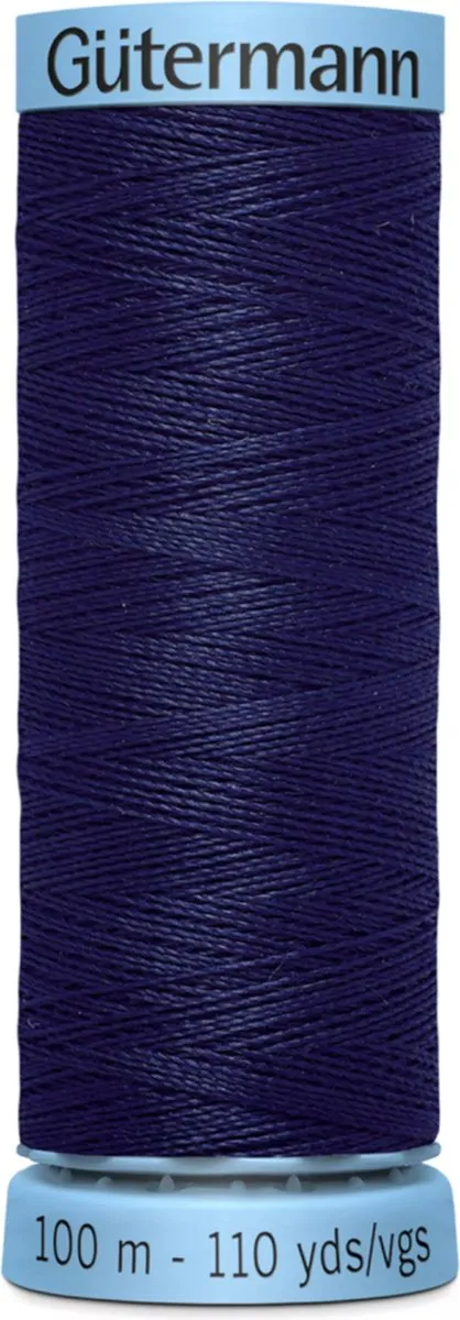 Gutermann Zijde Garen 310 - 100m - Zwart/Grijs/Wit