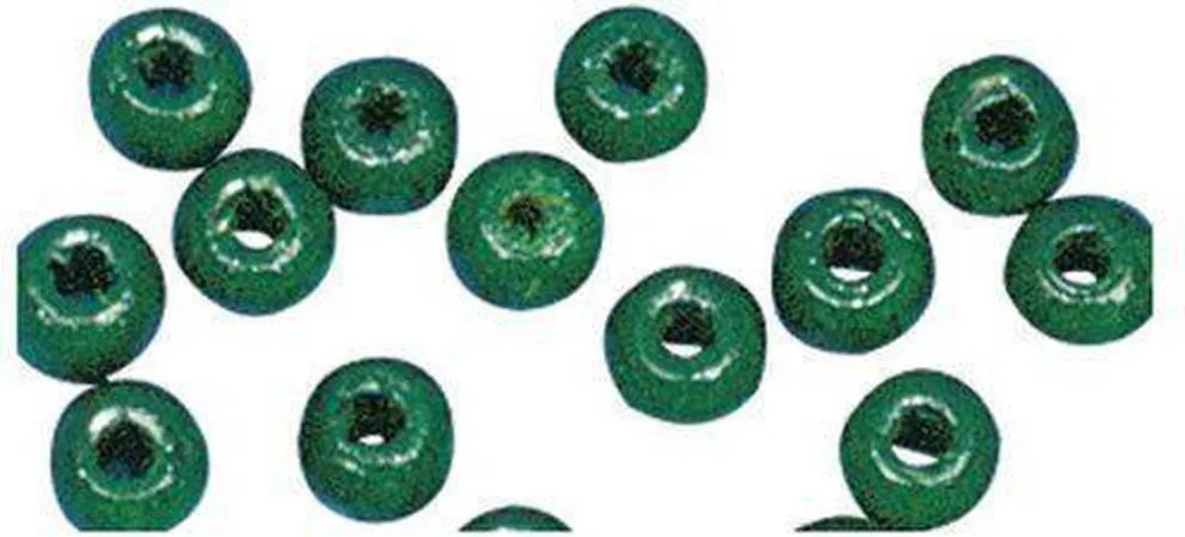 Rayher Hobby Houten Kralen Ø10mm - 52 Stuks Groen