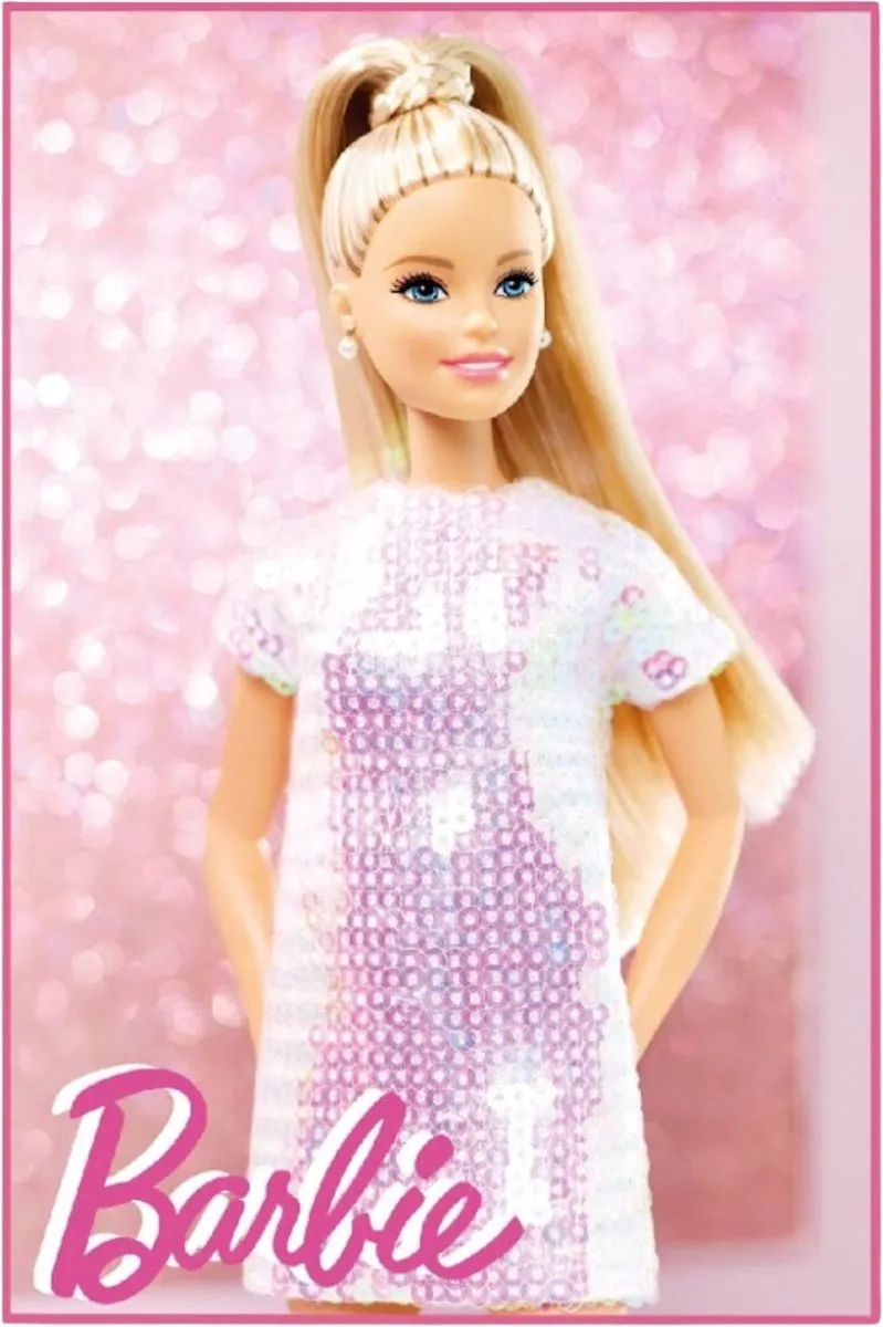 Barbie Vloerkleed 75cm - Multi Colour