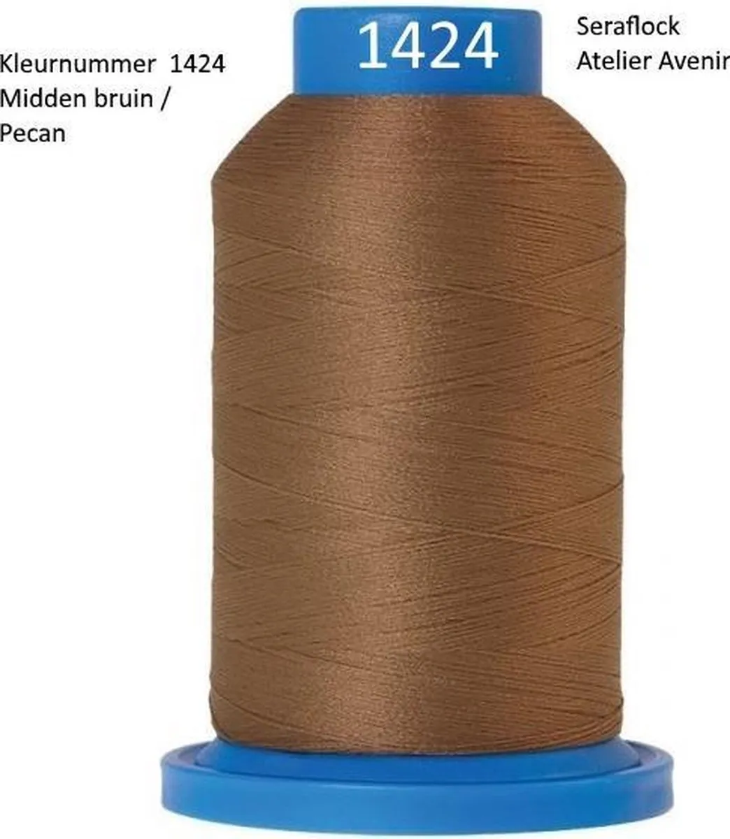 Amann Mettler Seraflock 1000mt Lockgaren - Pecanbruin