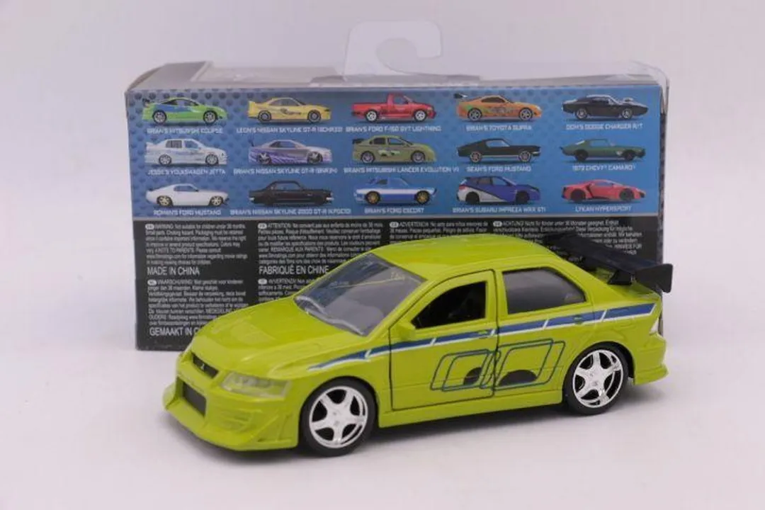 Jada Toys Brian's Mitsubishi Lancer Evo 7 Modelauto 1:32 - Groen