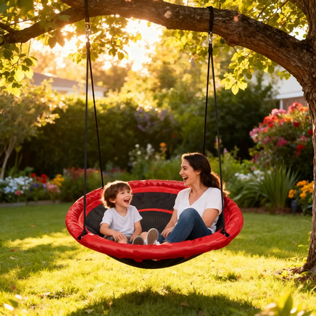 Eddy Toys Nestschommel 100cm - Rood