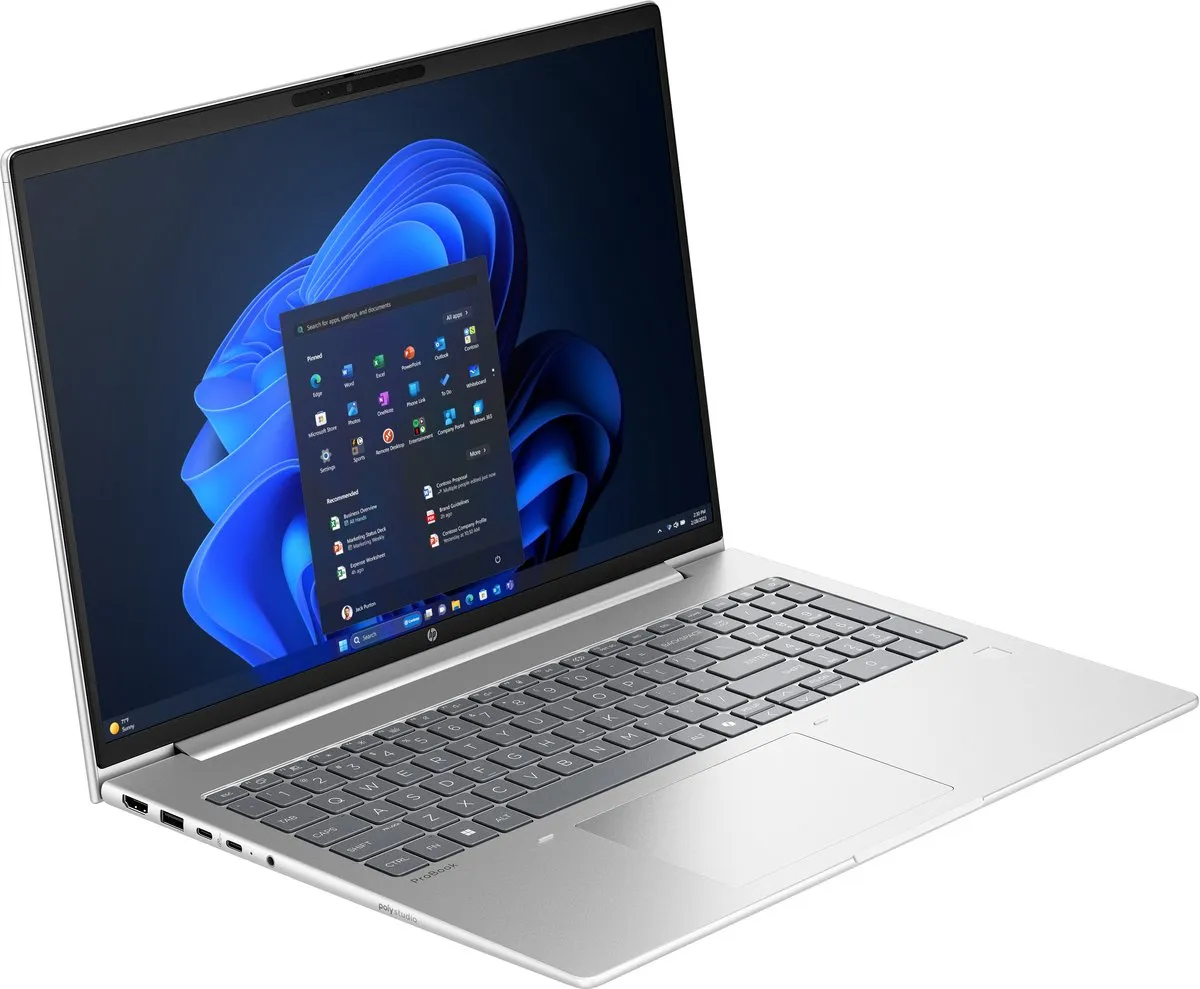 HP ProBook 4 G1i 16 AI Laptop - 16" Touchscreen WUXGA - 16GB RAM - 512GB SSD - Zilver
