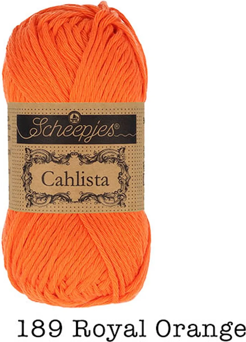 Scheepjes Cahlista Royal Orange 189