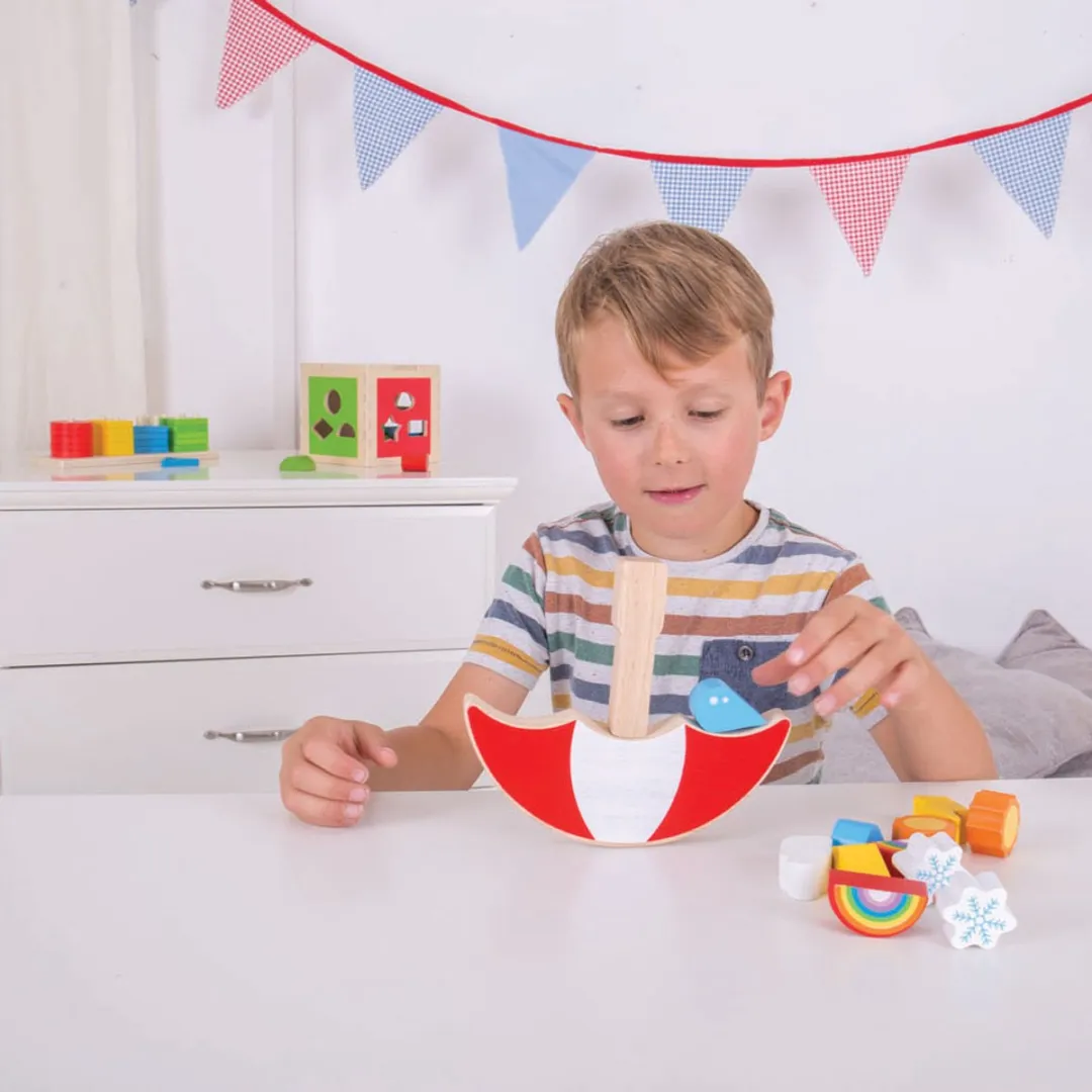BIGJIGS Weer Balanceren Spel 069162 - 4 Spelers