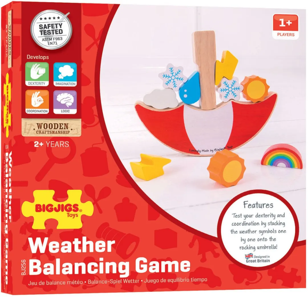 BIGJIGS Weer Balanceren Spel 069162 - 4 Spelers