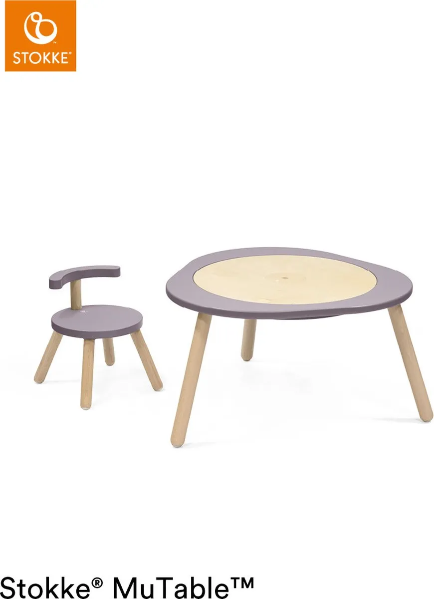 Stokke MuTable Multifunctionele Speeltafel - Lilac - 3 Activiteitenborden