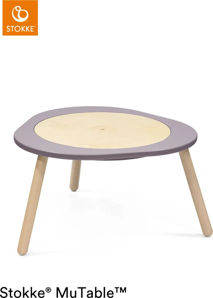 Stokke MuTable Multifunctionele Speeltafel - Lilac - 3 Activiteitenborden - afbeelding 6 van 6