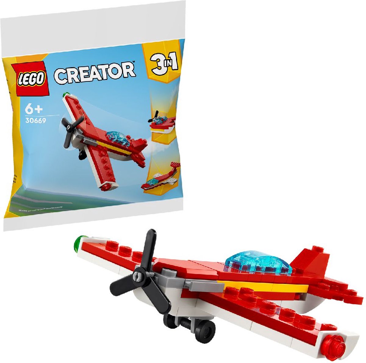 LEGO Creator Klassiek rood vliegtuig - 30669