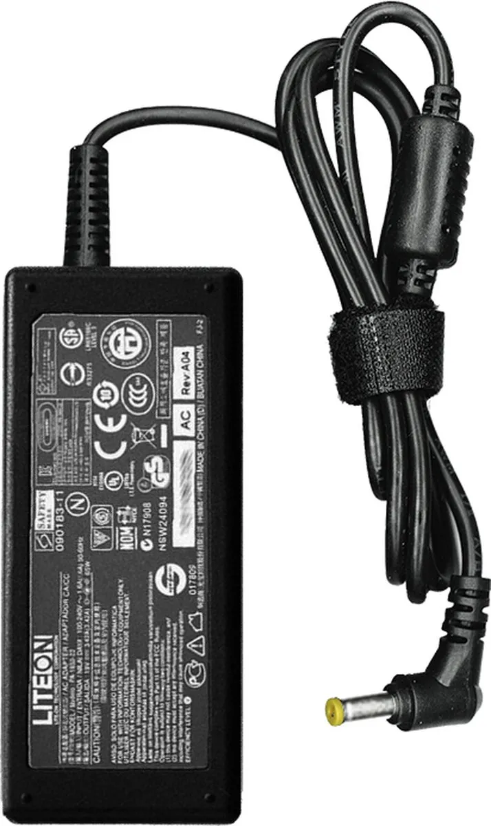 Acer ADP-65JH DB Adapter 65W - Zwart