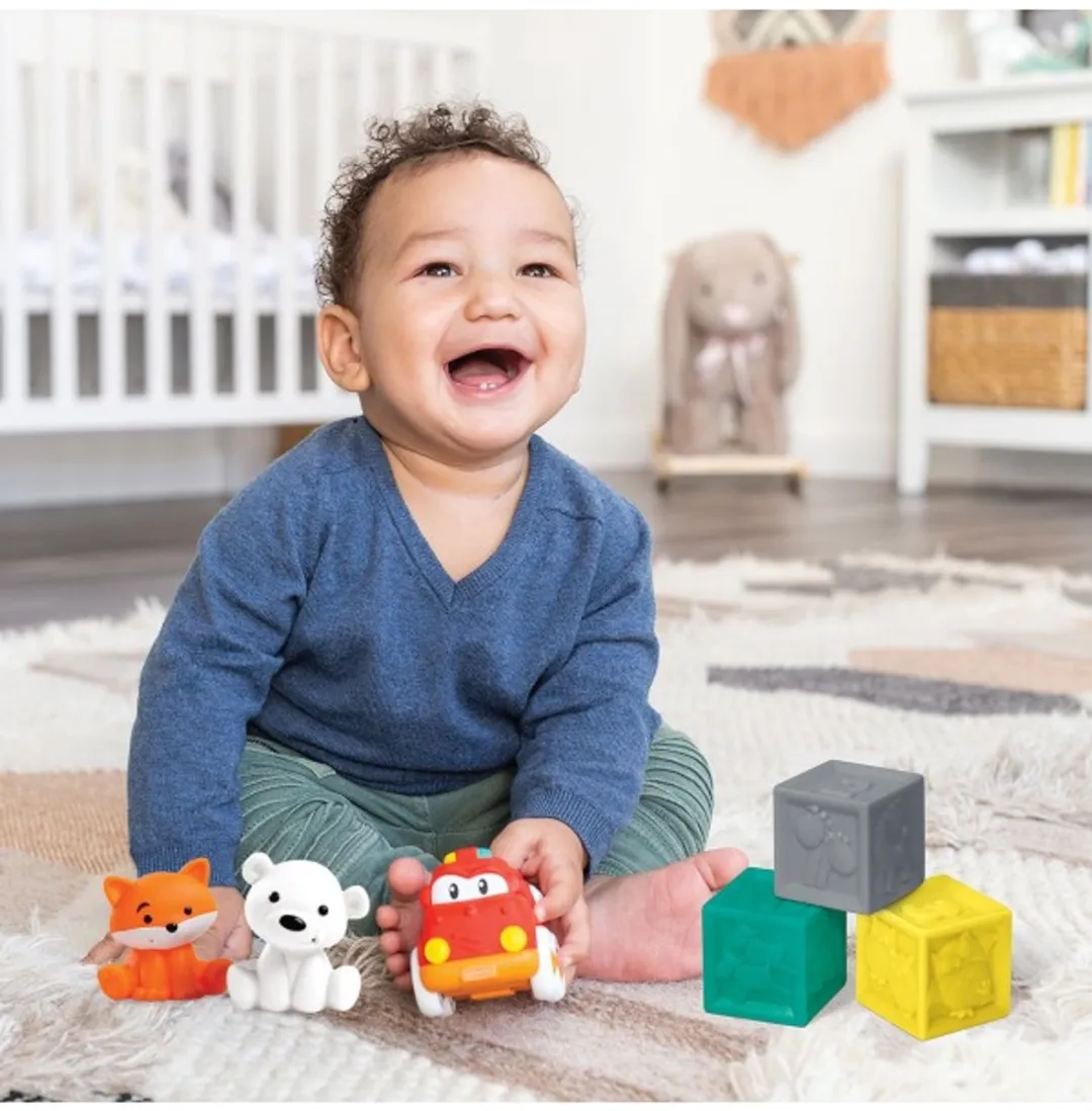 Infantino Baby First Playset - Grijs/Blauw