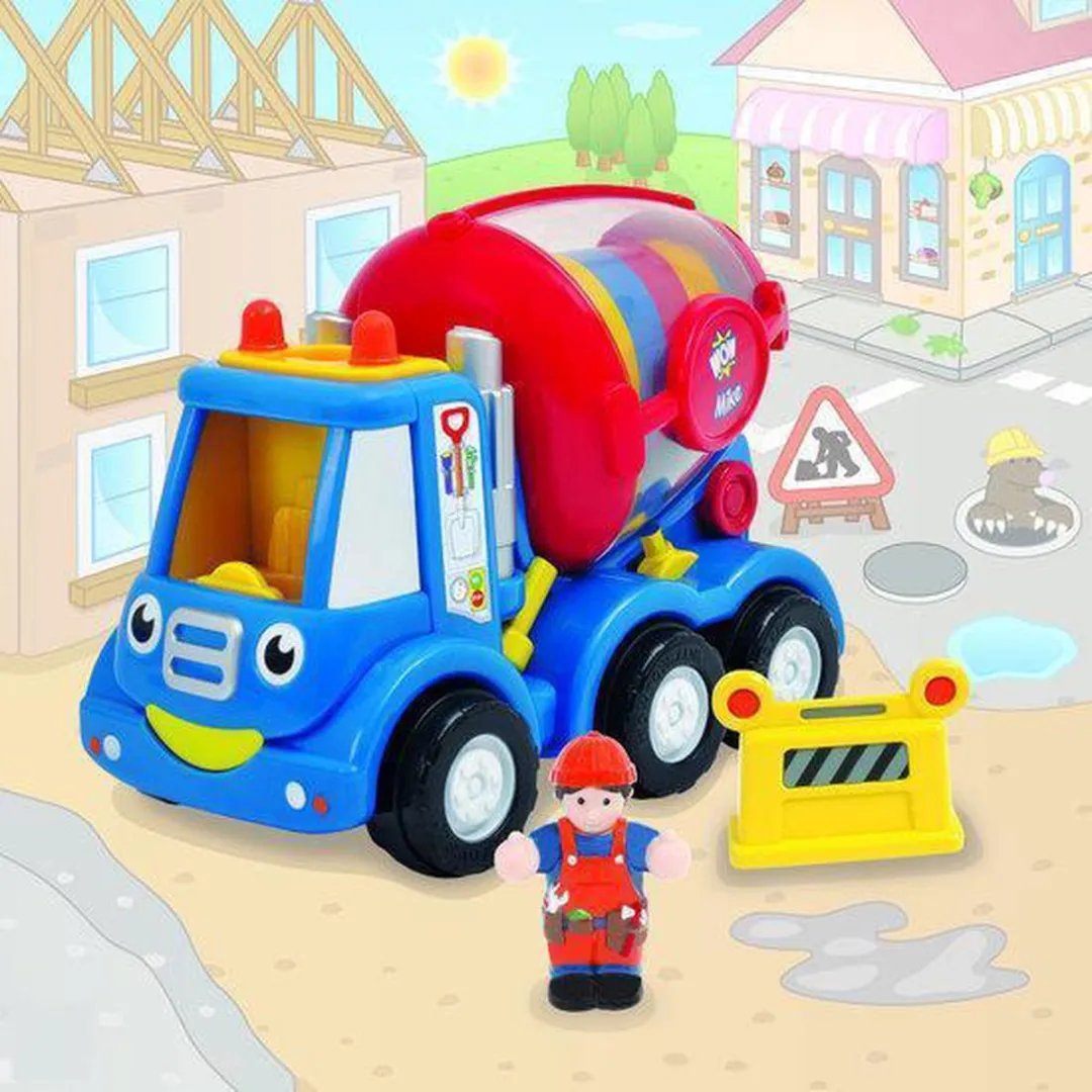 WOW Toys Cementmixer Mike WW 10185 - Multicolor