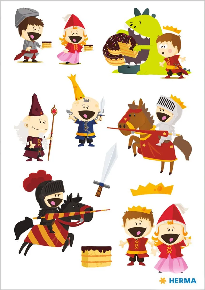 Herma 3429 Stickers Kikkerkoning