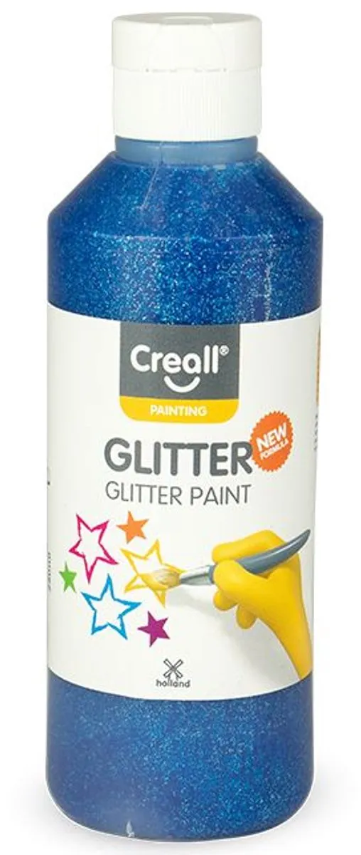Creall Glitterverf Blauw 250ml