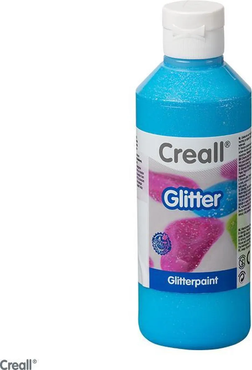 Creall Glitterverf Blauw 250ml