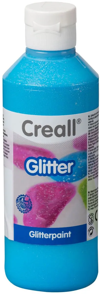 Creall Glitterverf Blauw 250ml