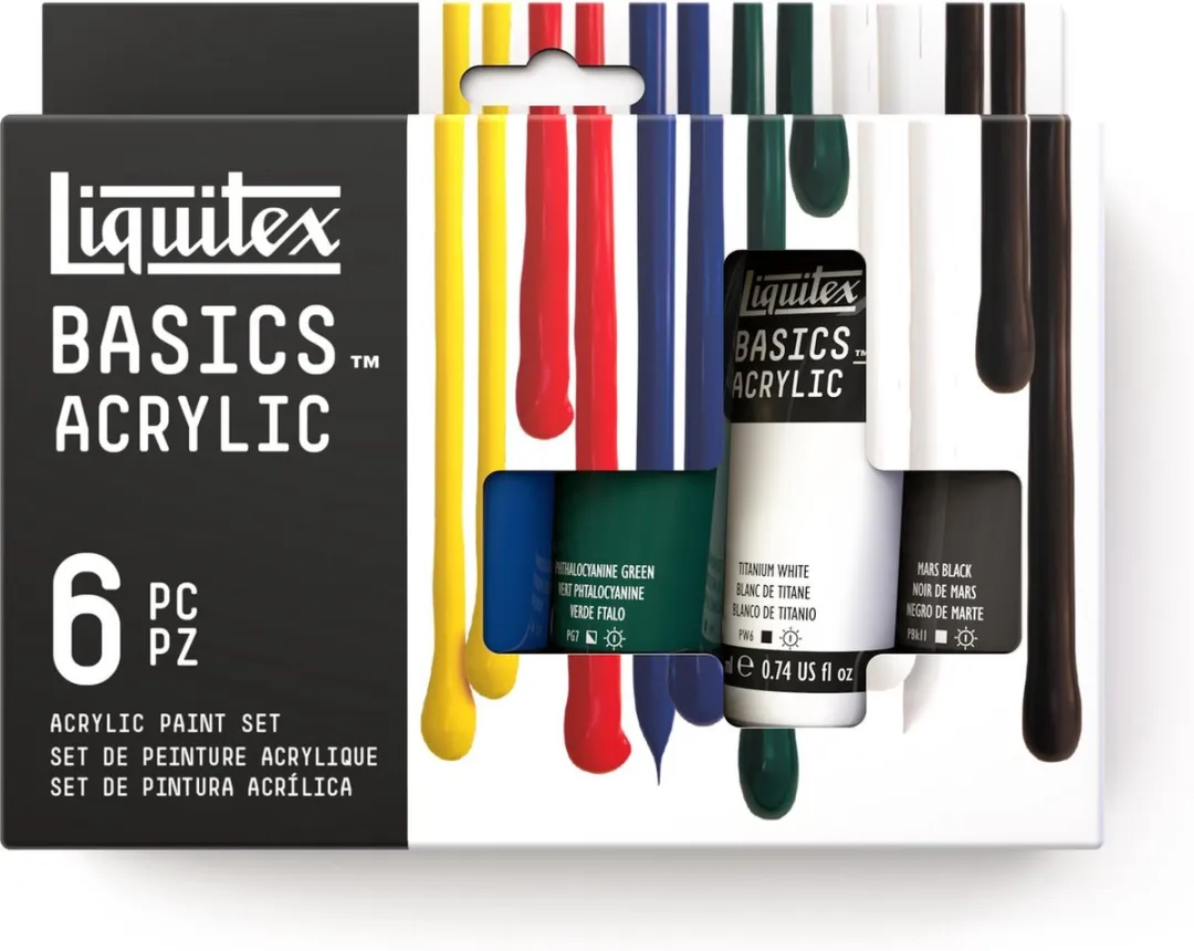 Liquitex Basics Acrylverfset 6x22ml