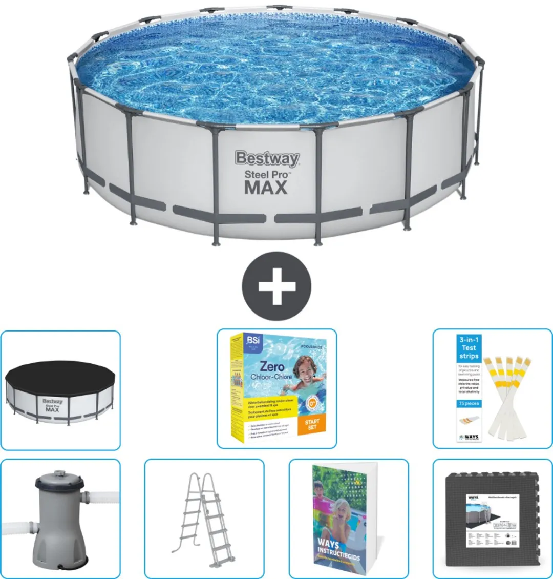 Bestway Steel Pro MAX Zwembad 457x122cm