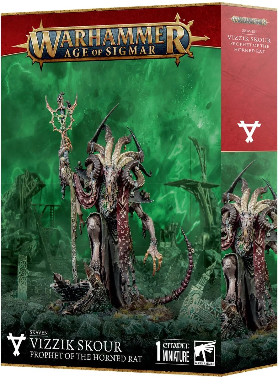 Games Workshop Skaven Vizzik Skour Prophet of the Horned Rat