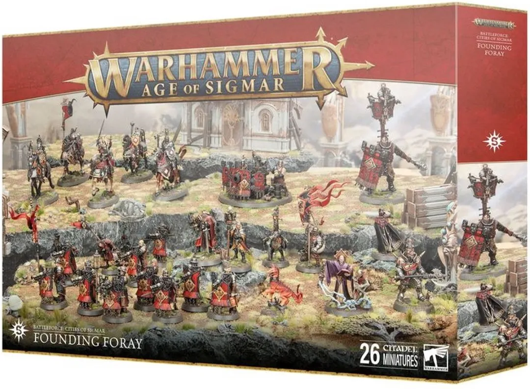 Games Workshop Warhammer Age of Sigmar Cities of Sigmar Battleforce Founding For