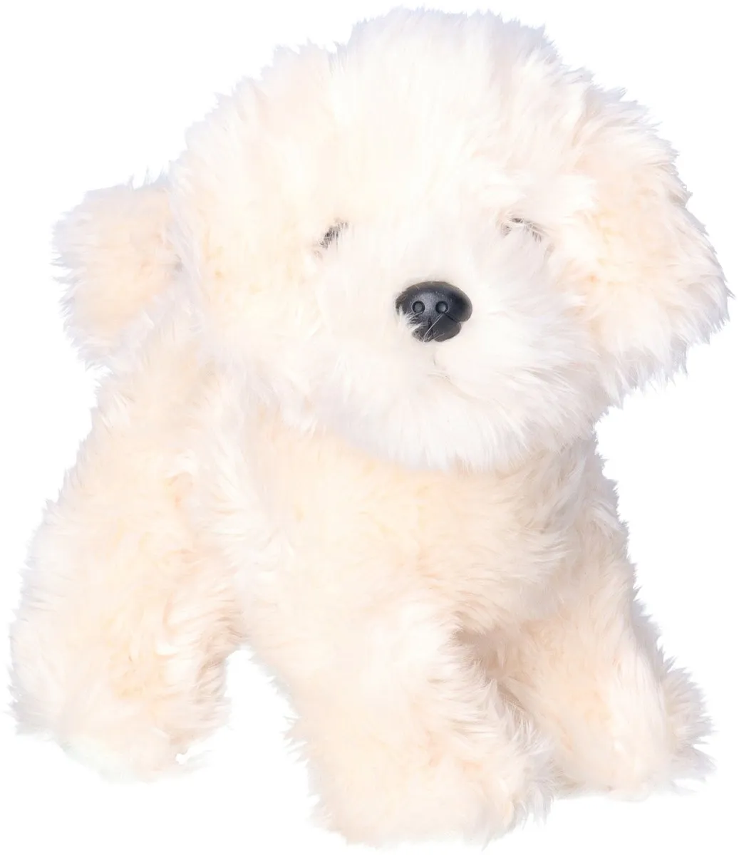 Teddy Hermann Knuffeldier Maltezer Puppy - Wit - 23 cm
