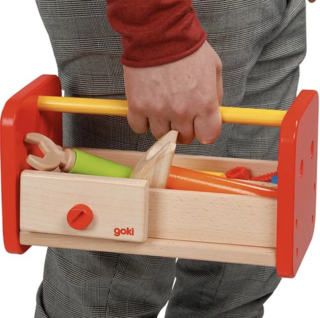Goki Werkbank met opbergbox - Blank
