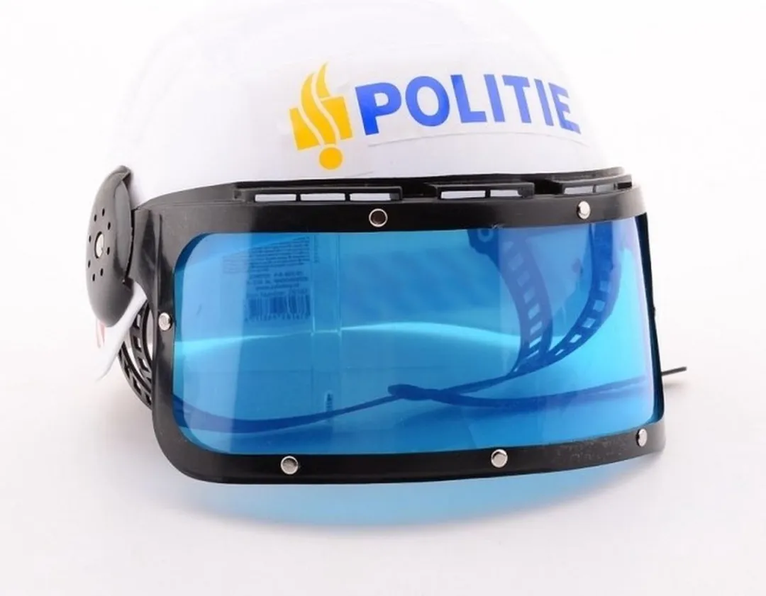 Johntoy Politiehelm - Wit