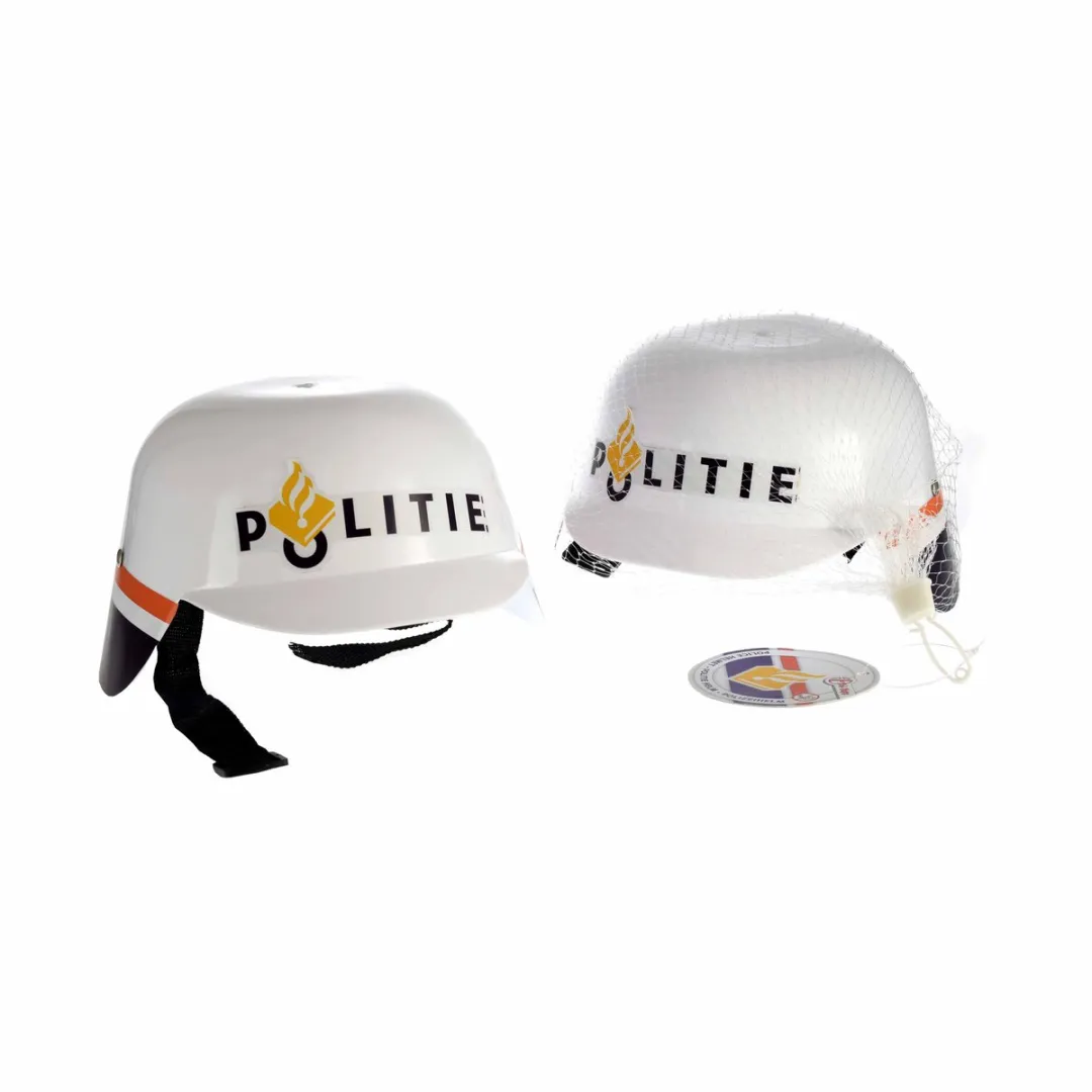 Johntoy Politiehelm - Wit