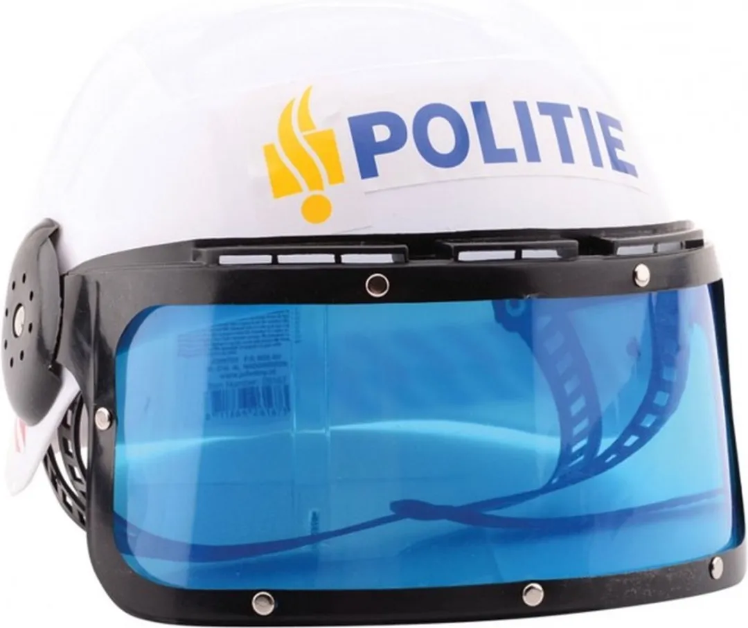 Johntoy Politiehelm - Wit