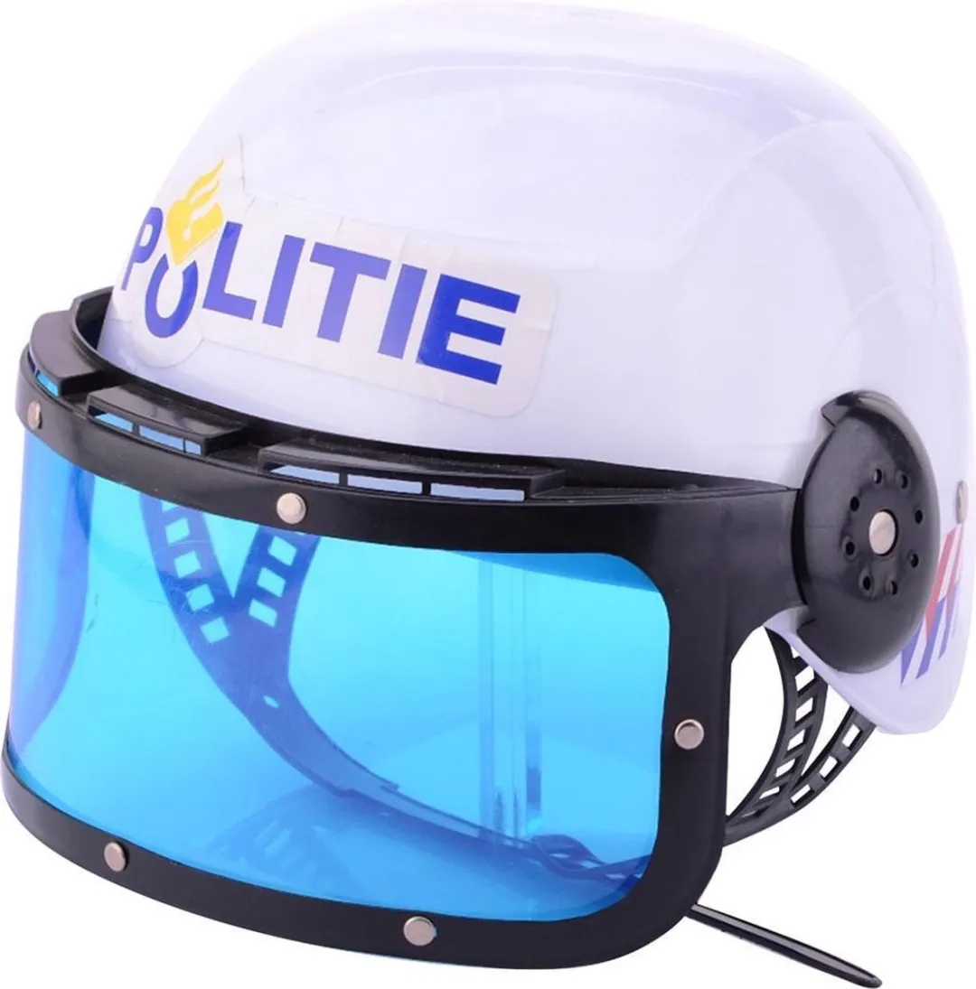 Johntoy Politiehelm - Wit