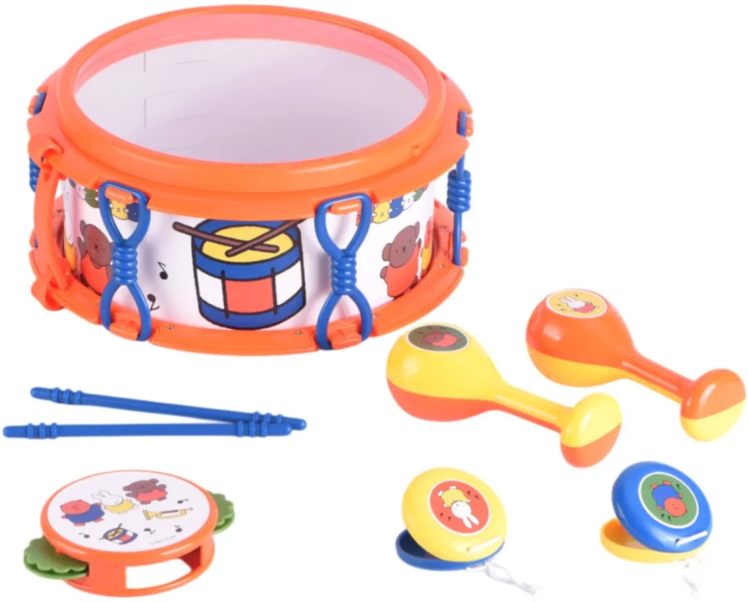 Rubo Toys Nijntje Muziekset - Trommel, Tamboerijn & Instrumenten - 6-delig