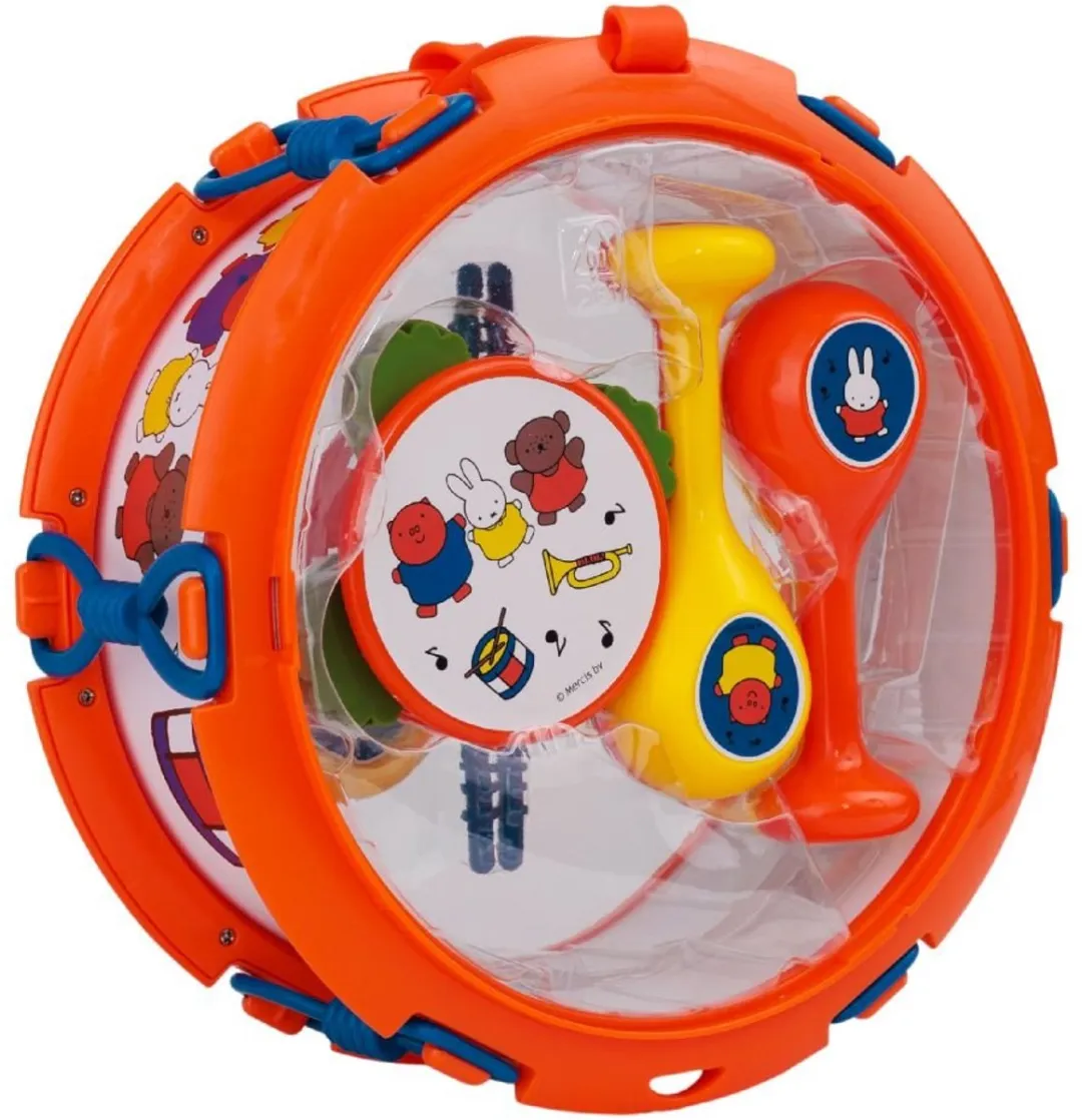 Rubo Toys Nijntje Muziekset - Trommel, Tamboerijn & Instrumenten - 6-delig
