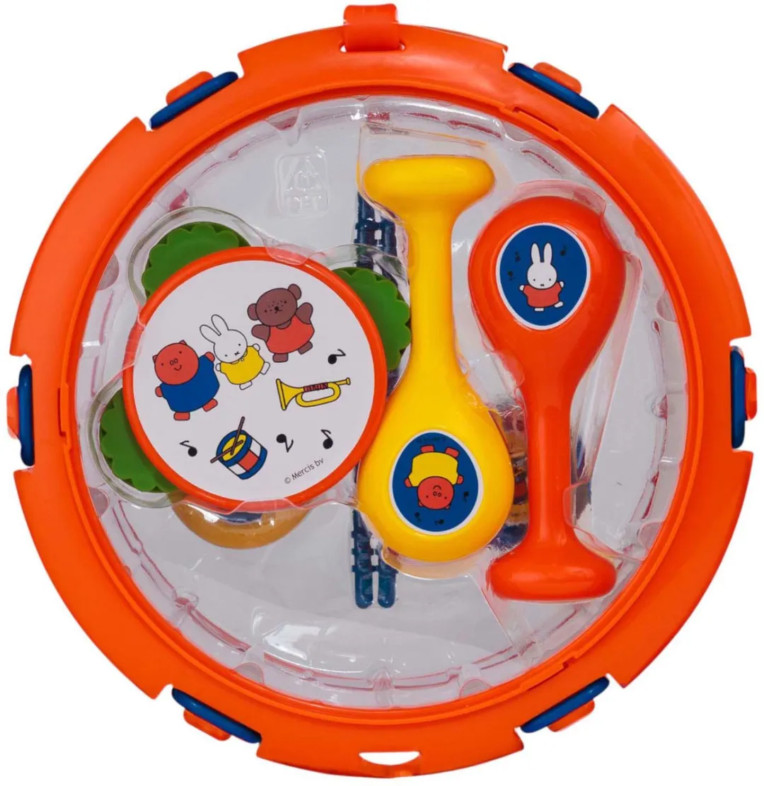 Rubo Toys Nijntje Muziekset - Trommel, Tamboerijn & Instrumenten - 6-delig