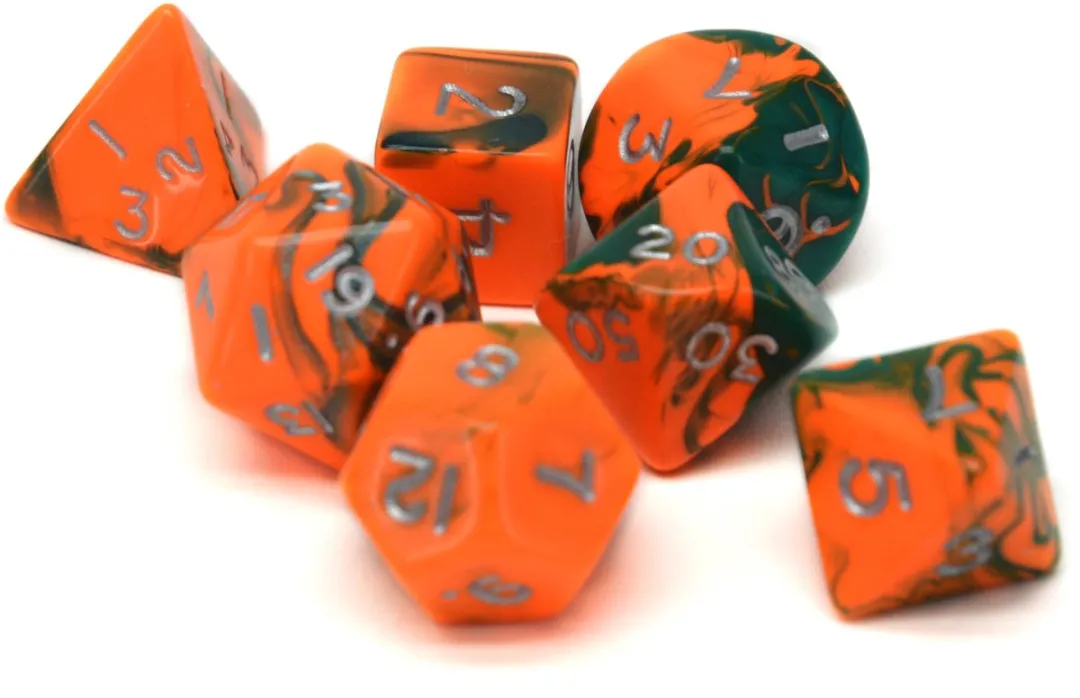HOT Games Dobbelstenen Set 7 Stuks - Multicolor