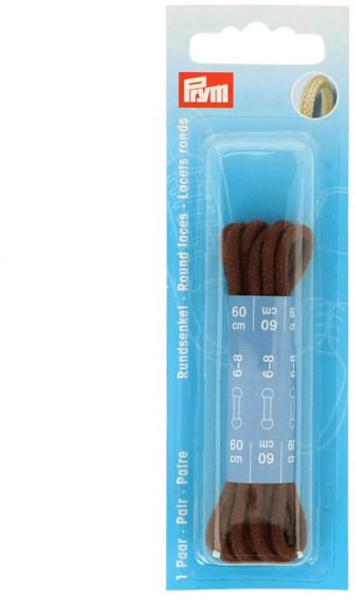 Prym Ronde Veters 60cm - Bruin
