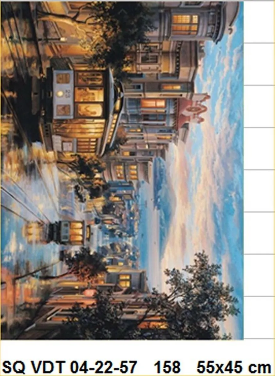VDTOYS Diamond Painting VDTB158 San Francisco - 55x45cm
