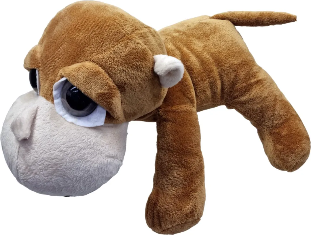 Unitoys Aap Jimmy Liggend 28cm - Bruin