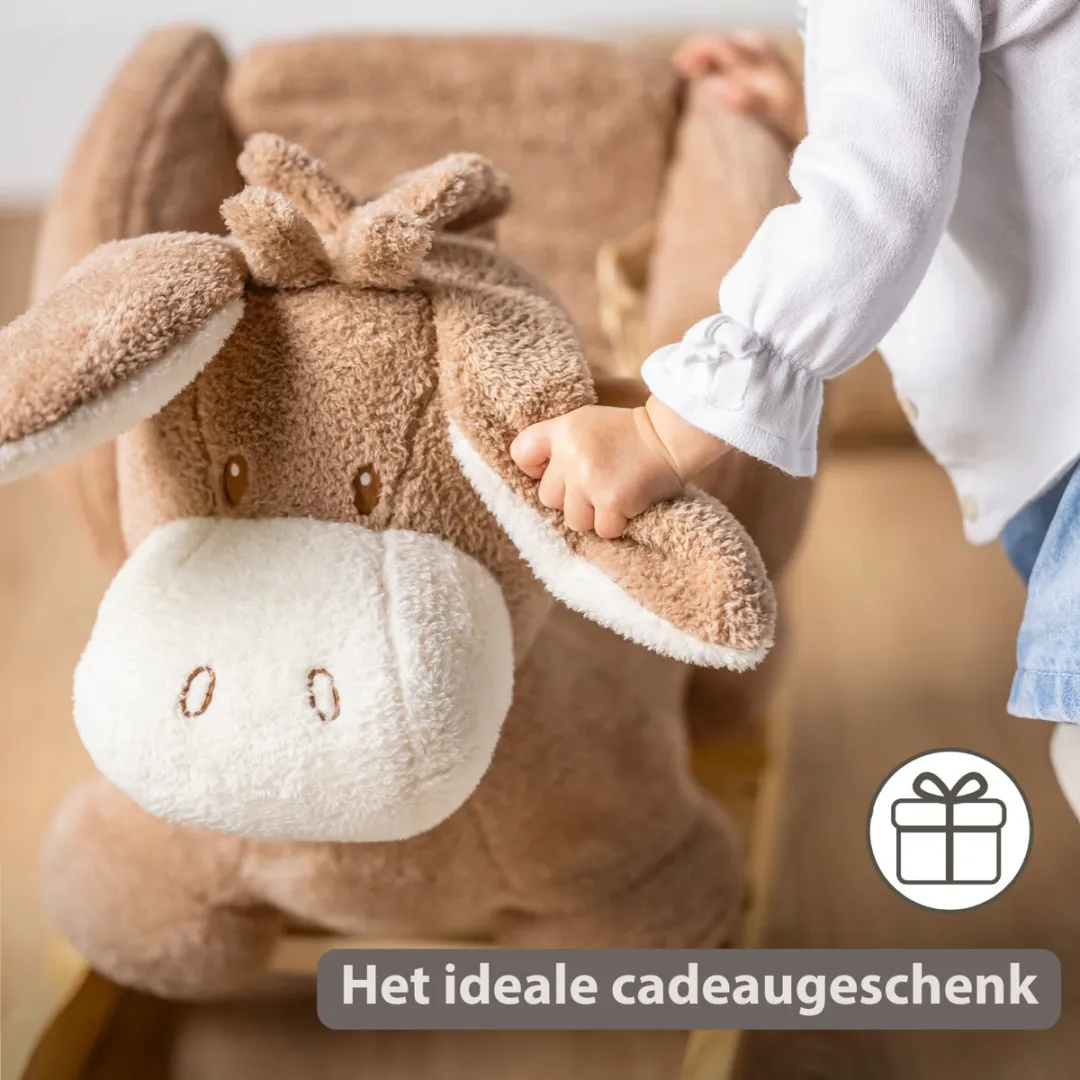 Nattou Teddy Hobbelpaard Ezel 544108 - Beige